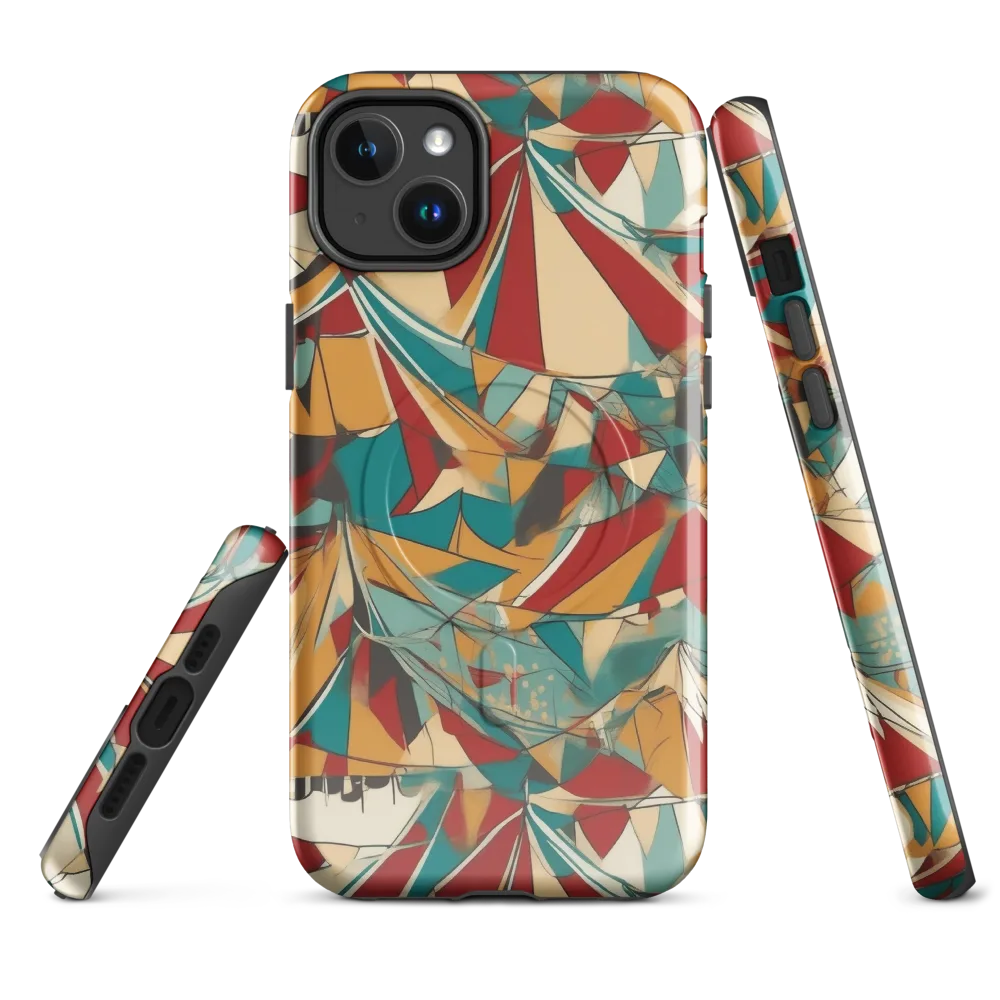 Carnival Geometry on MagSafe Tough Case for iPhone® — Front