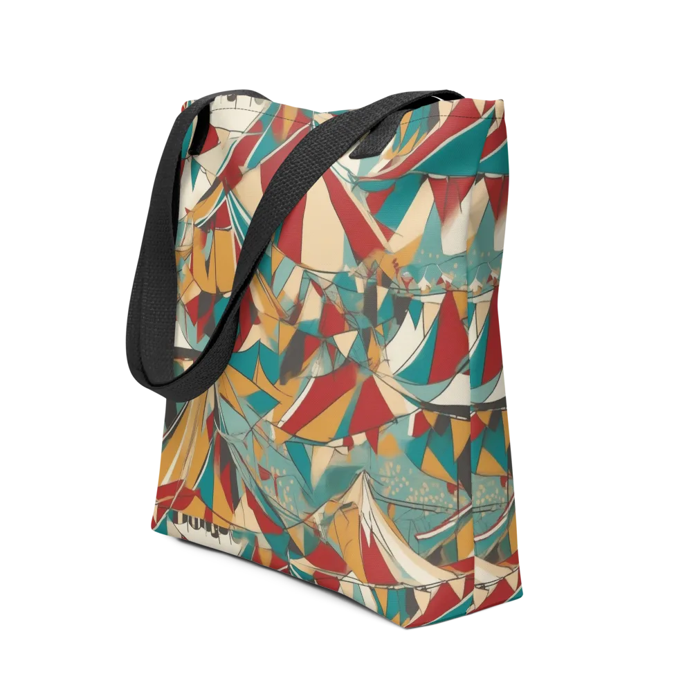 Carnival Geometry on Tote Bag — Front