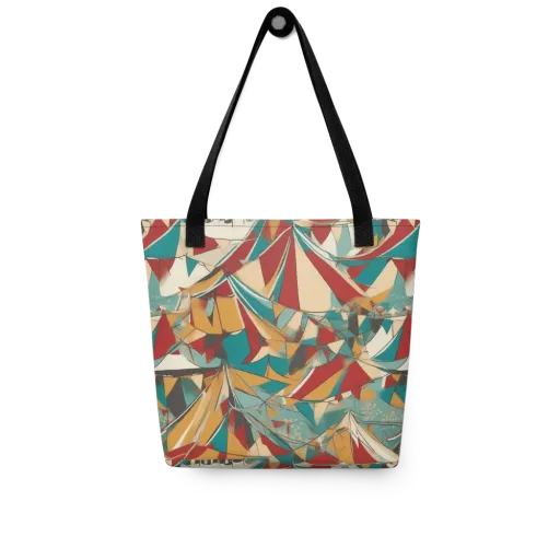 Carnival Geometry on a Tote Bag