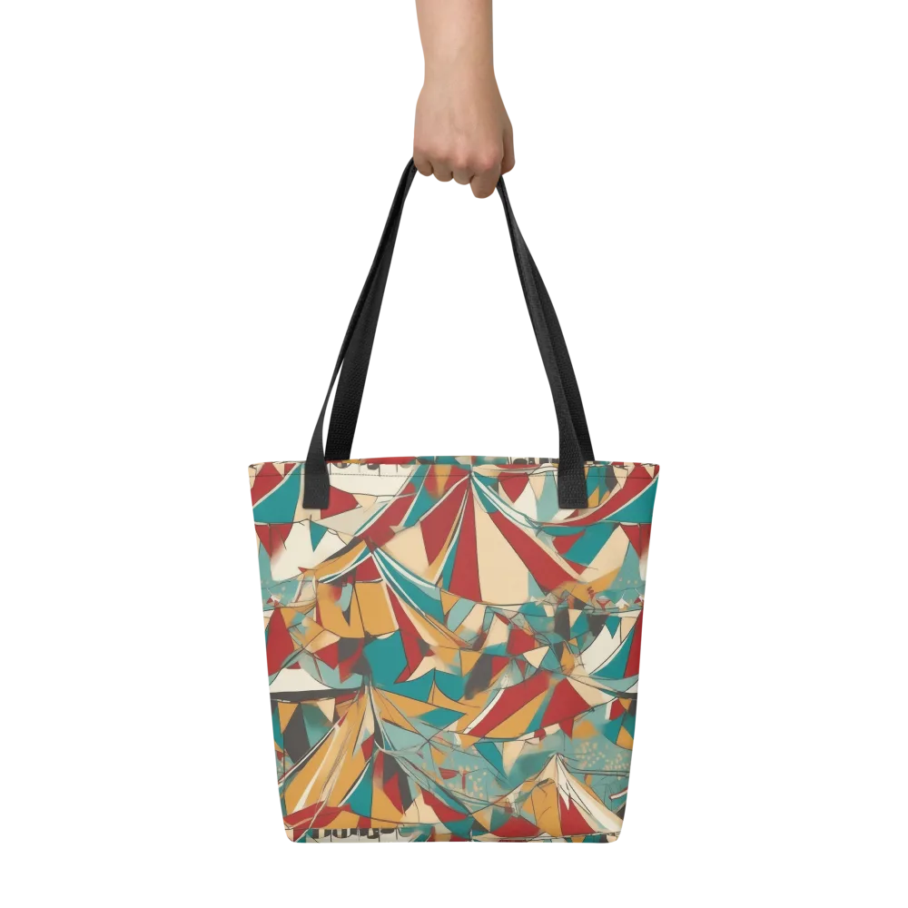 Carnival Geometry on Tote Bag — Front
