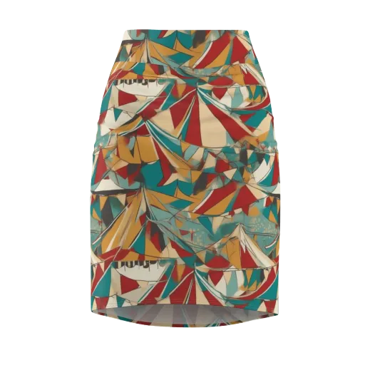 Carnival Geometry on a Pencil Skirt