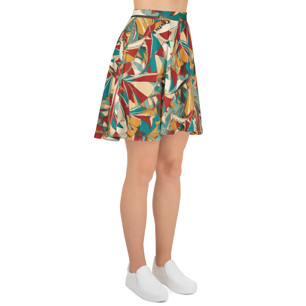 Carnival Geometry on Skater Skirt — Right