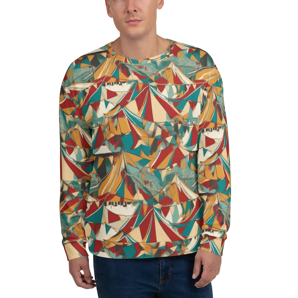 Carnival Geometry on Sweatshirt — Front