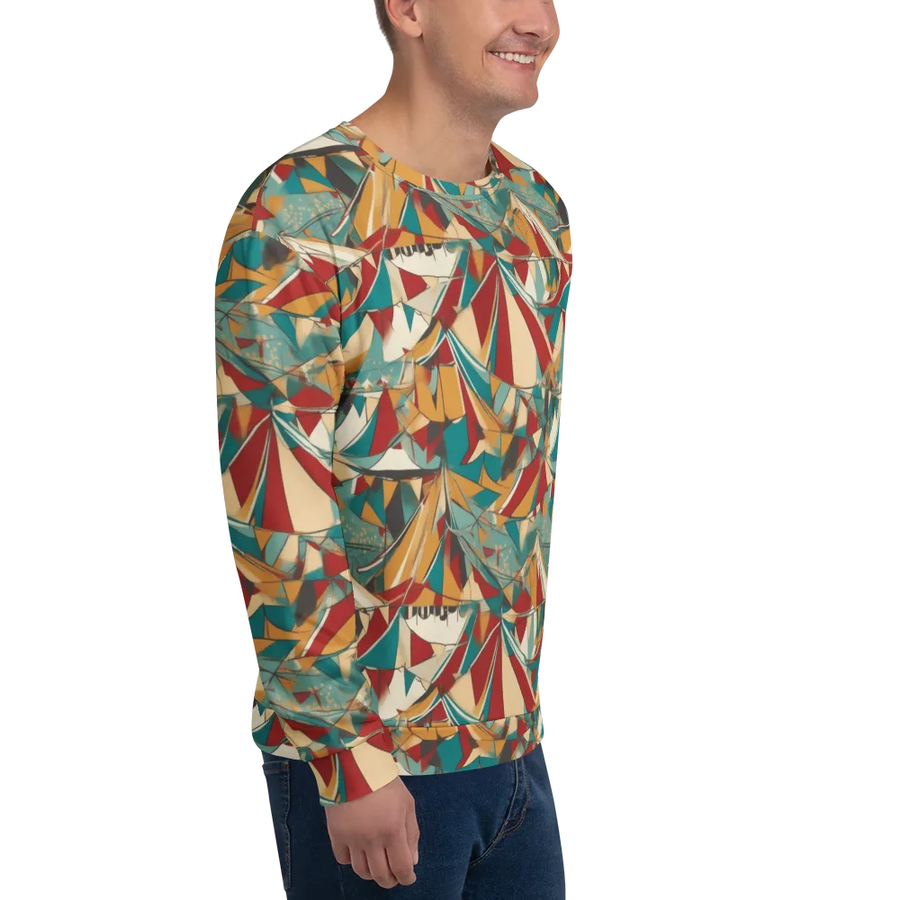 Carnival Geometry on Sweatshirt — Right Front