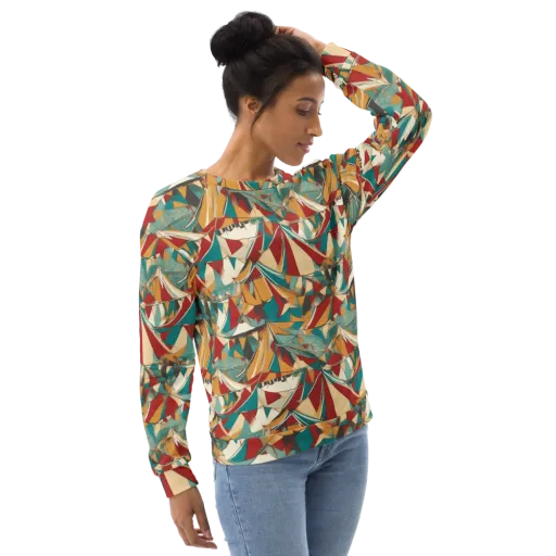 Carnival Geometry on a Sweatshirt