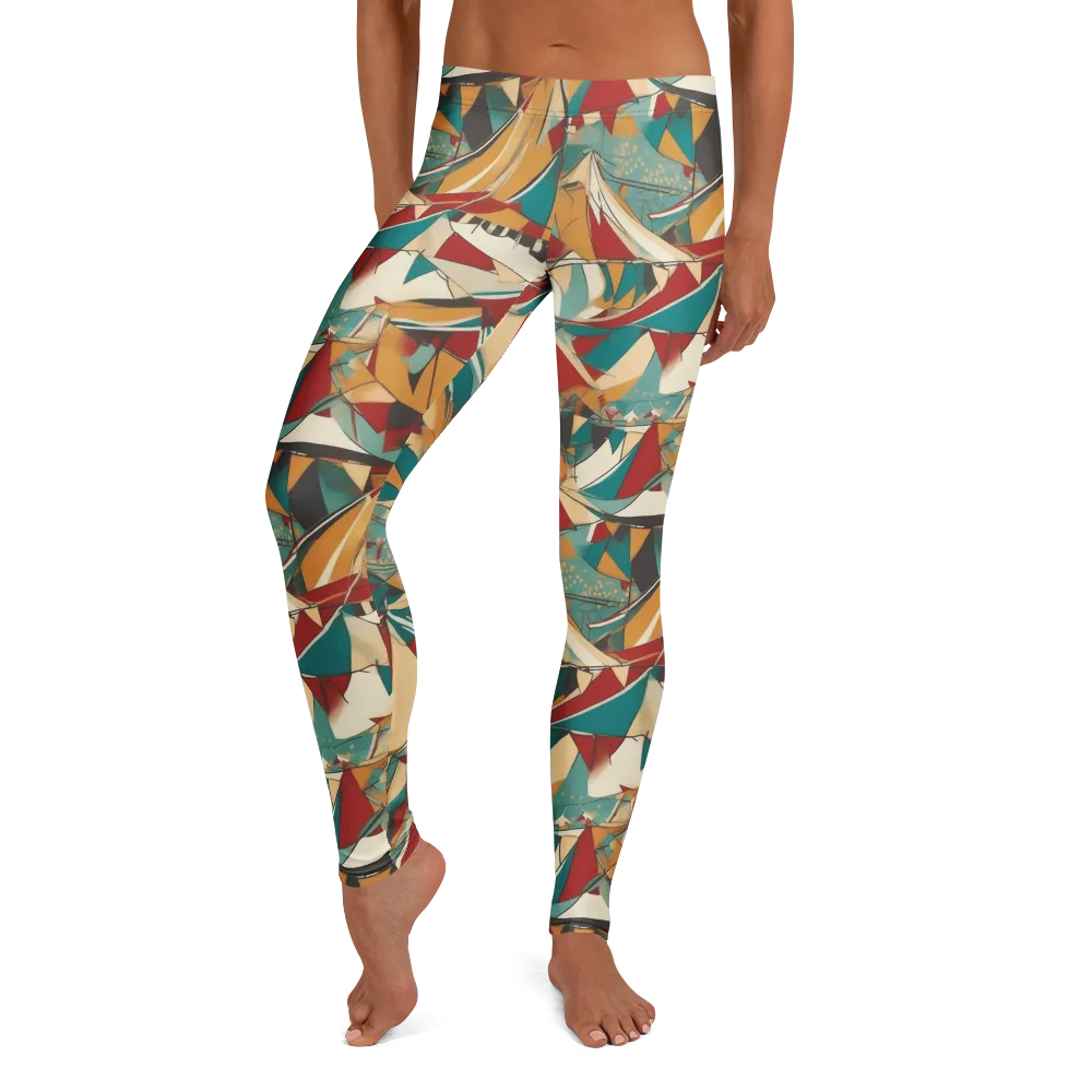 Carnival Geometry on Leggings — Front