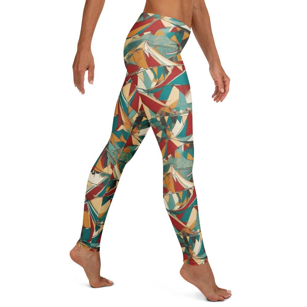 Carnival Geometry on Leggings — Right