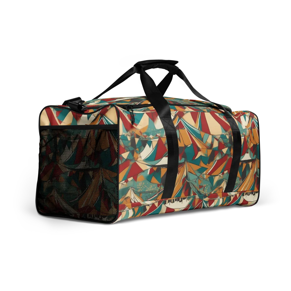 Carnival Geometry on Duffle Bag — Right Front
