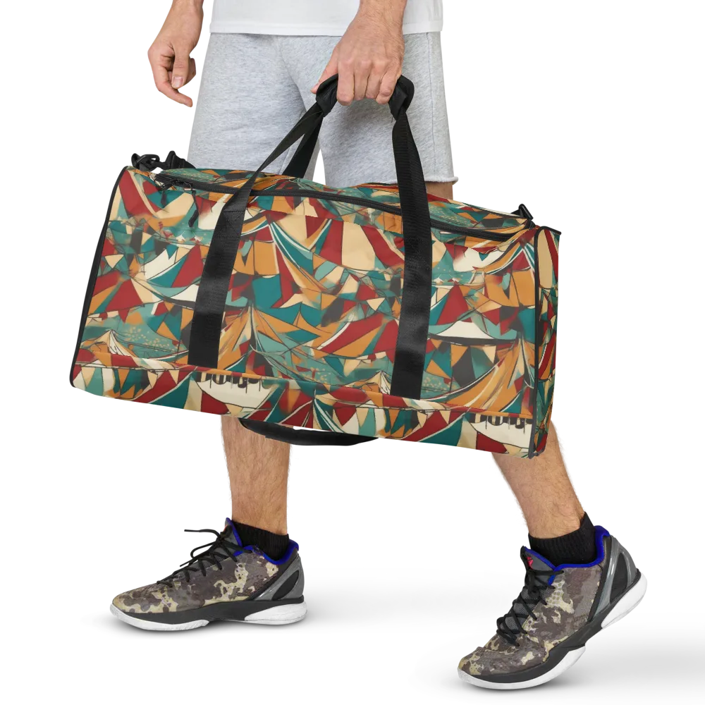 Carnival Geometry on Duffle Bag — Front