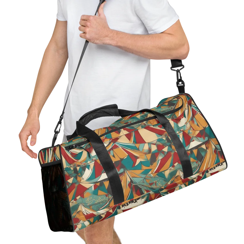 Carnival Geometry on Duffle Bag — Right Front