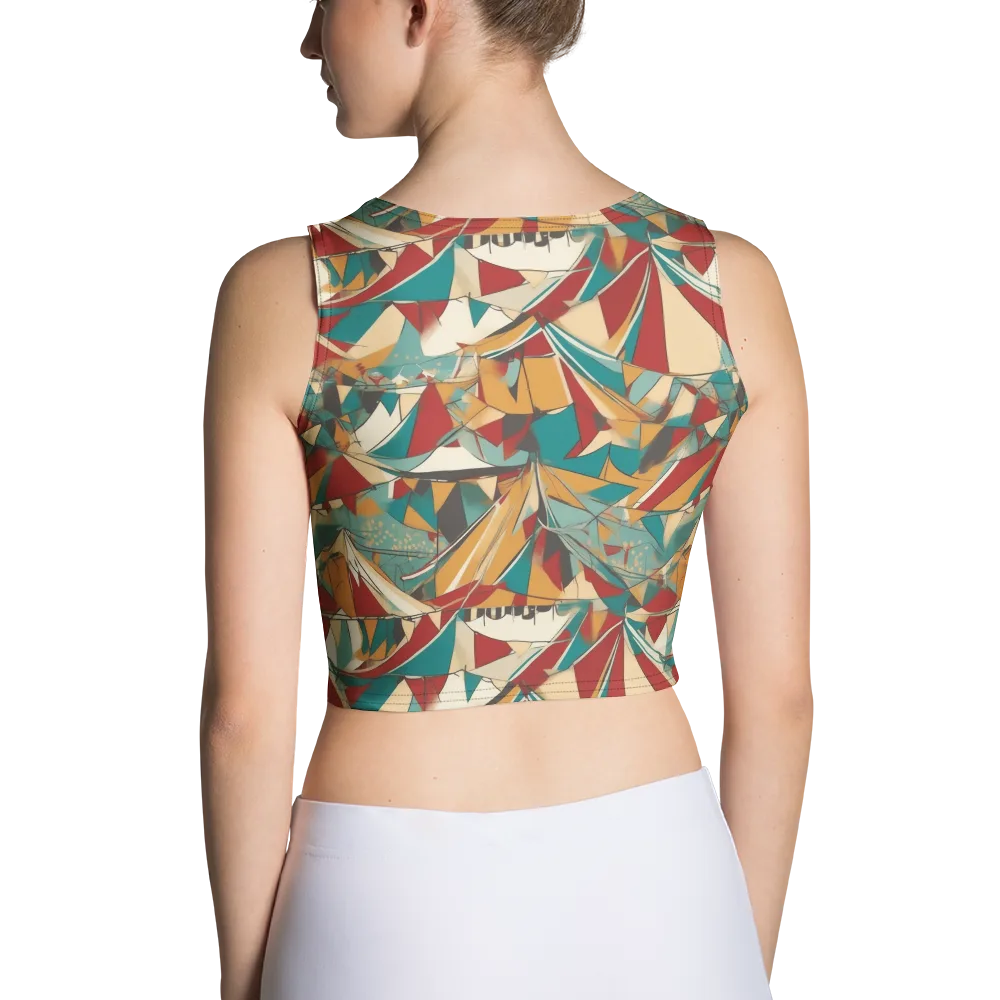 Carnival Geometry on Crop Top — Back