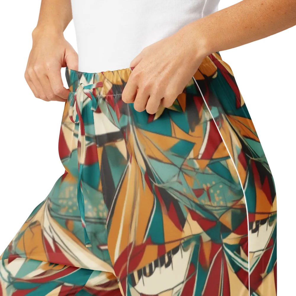 Carnival Geometry on Women's Pajama Pants — Product details