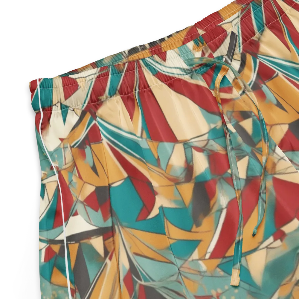 Carnival Geometry on Women's Pajama Shorts — Product details