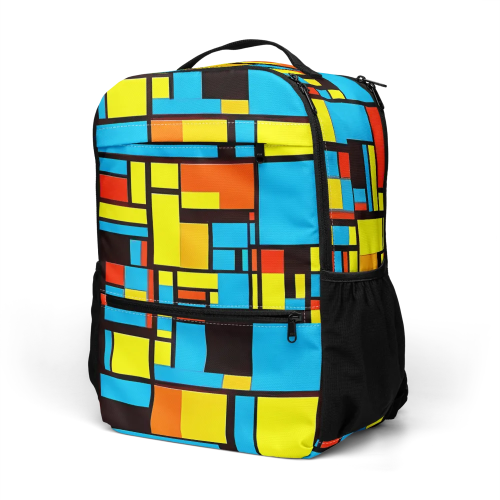 Block Party on Utility Backpack — Left Front