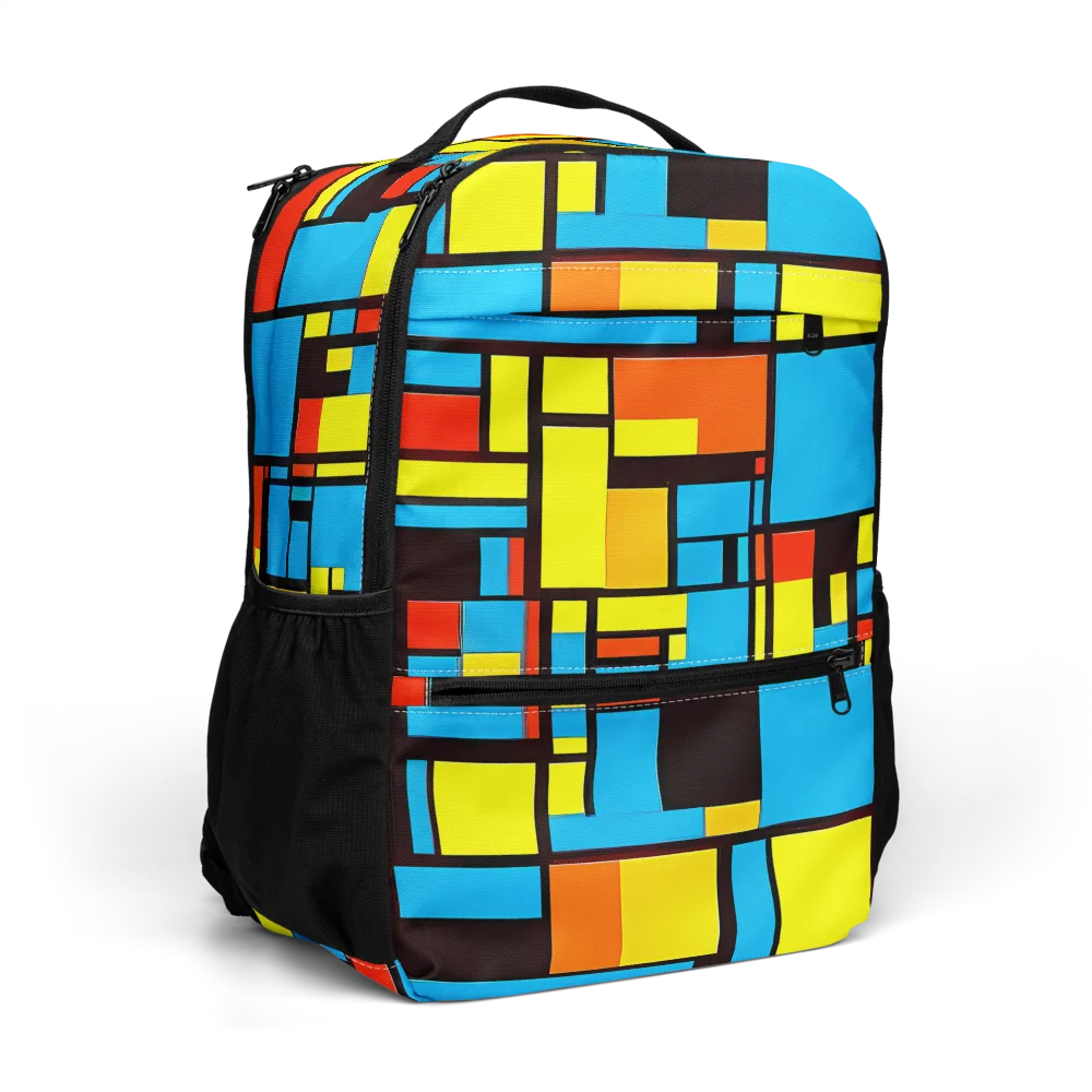 Block Party on Utility Backpack — Right Front