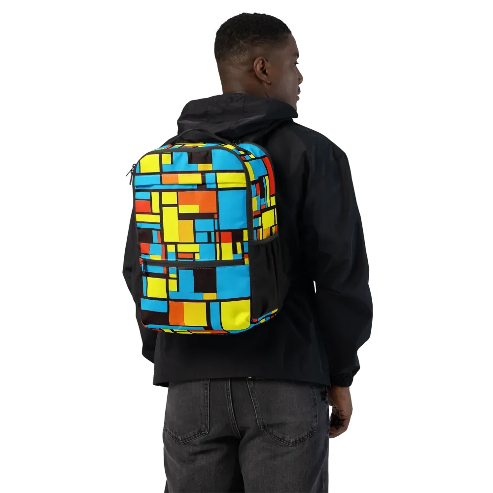 Block Party on Utility Backpack — Back