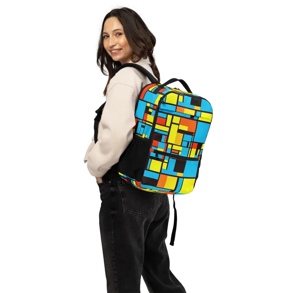 Block Party on Utility Backpack — Back