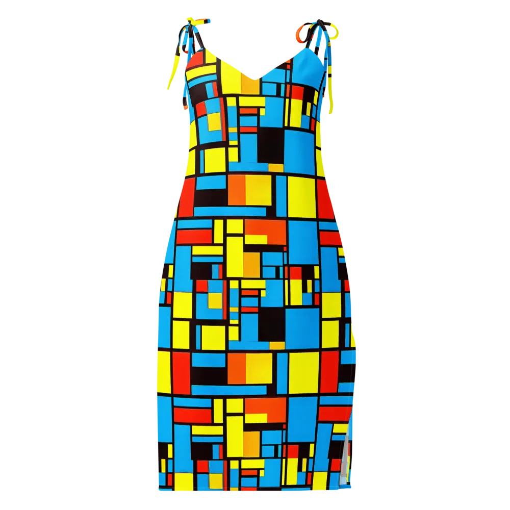 Block Party on Slip Dress — Front