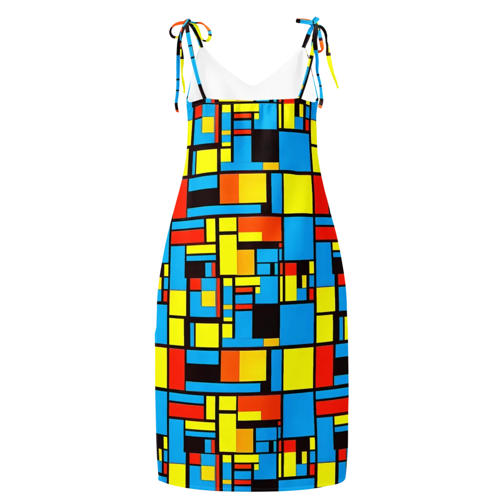 Block Party on Slip Dress — Back
