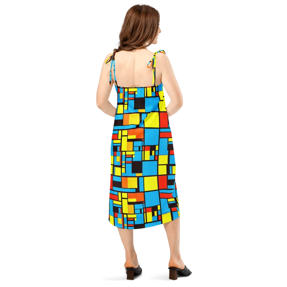 Block Party on Slip Dress — Back