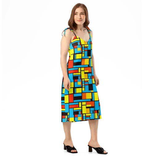 Block Party on a Slip Dress