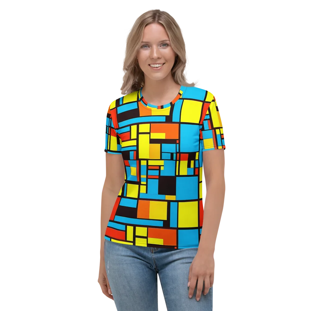 Block Party on Women's Crew Neck T-Shirt — Front