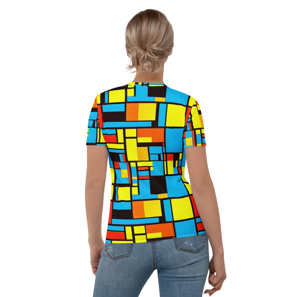 Block Party on Women's Crew Neck T-Shirt — Back