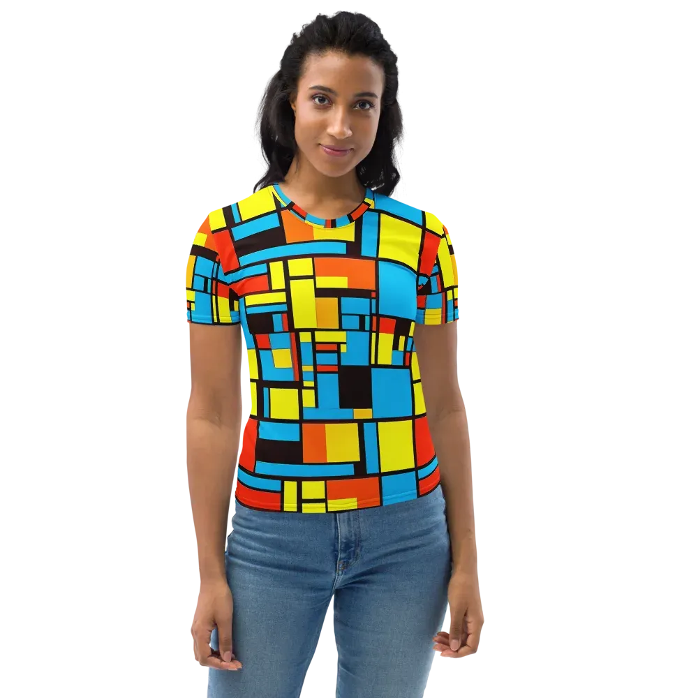 Block Party on Women's Crew Neck T-Shirt — Front