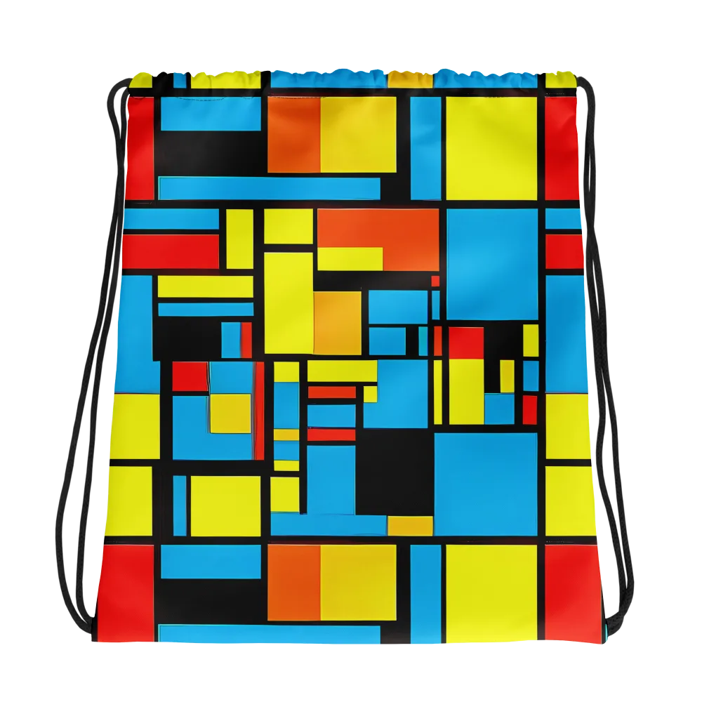 Block Party on Drawstring Bag — Photo
