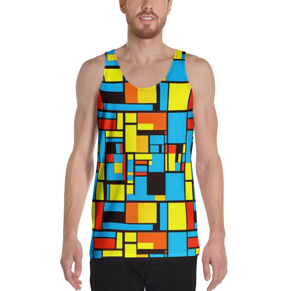 Block Party on Men's Tank Top — Front