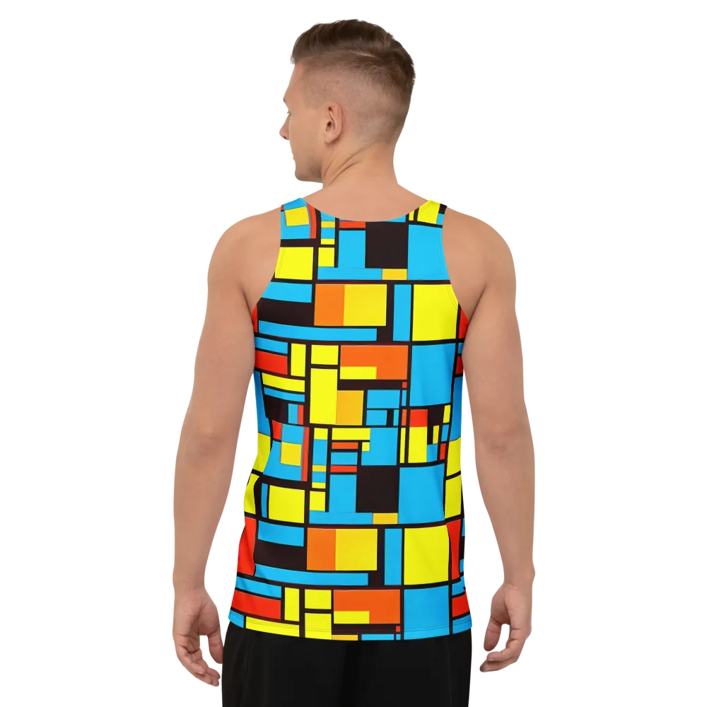 Block Party on Men's Tank Top — Back