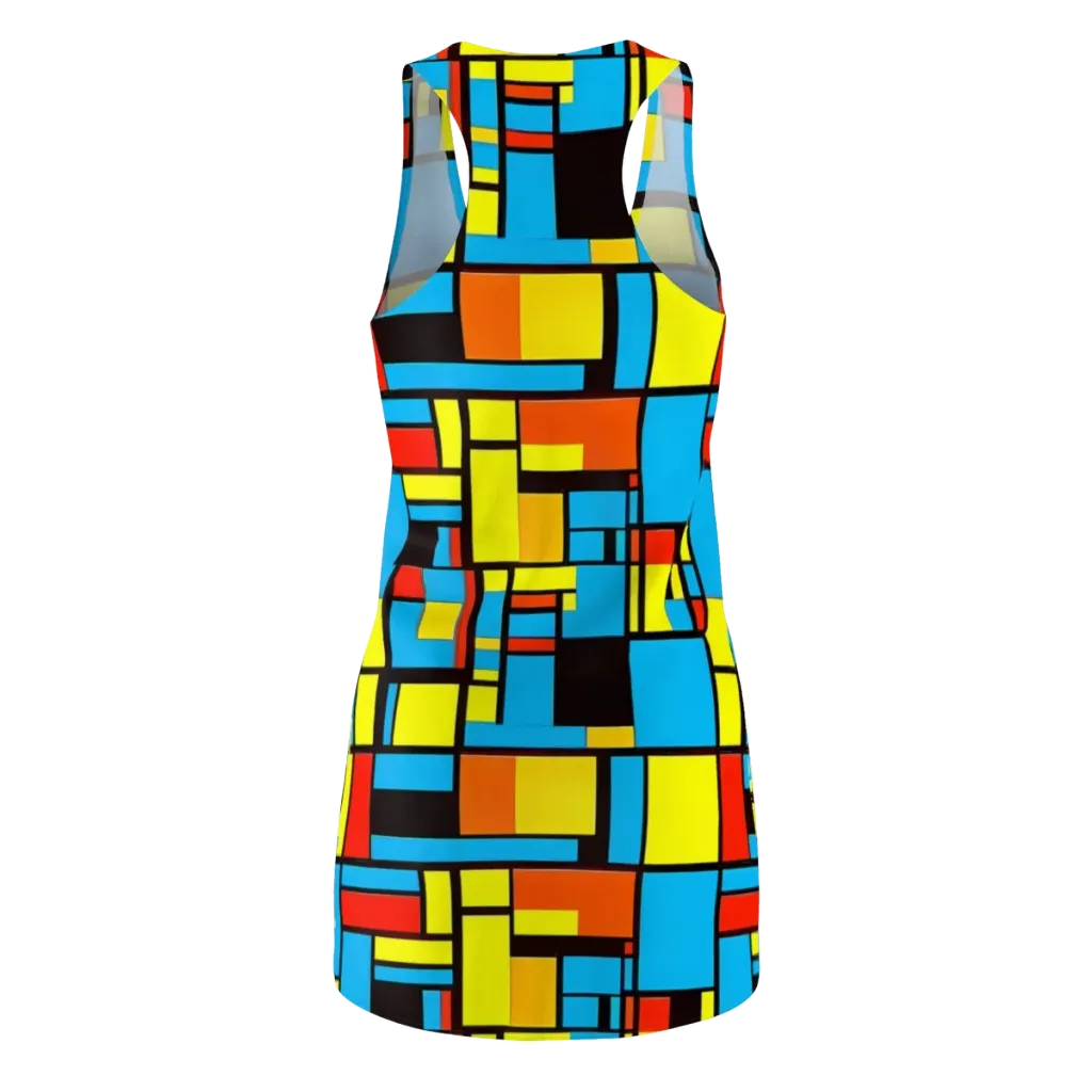 Block Party on Racerback Dress — Back