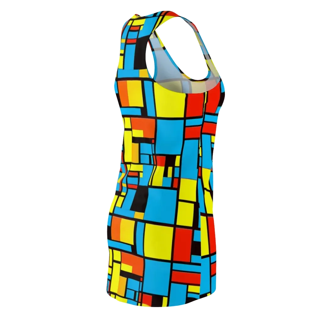 Block Party on Racerback Dress — Back Side