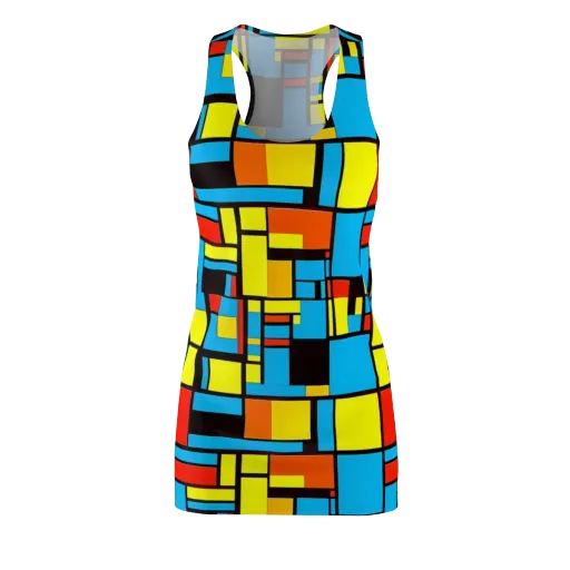 Block Party on a Racerback Dress