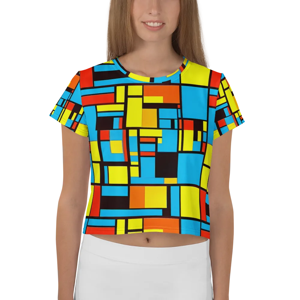 Block Party on Crop Tee — Front