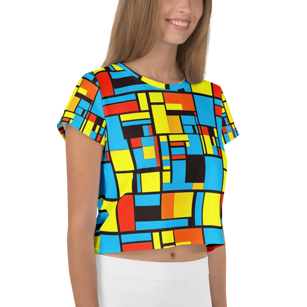 Block Party on Crop Tee — Right