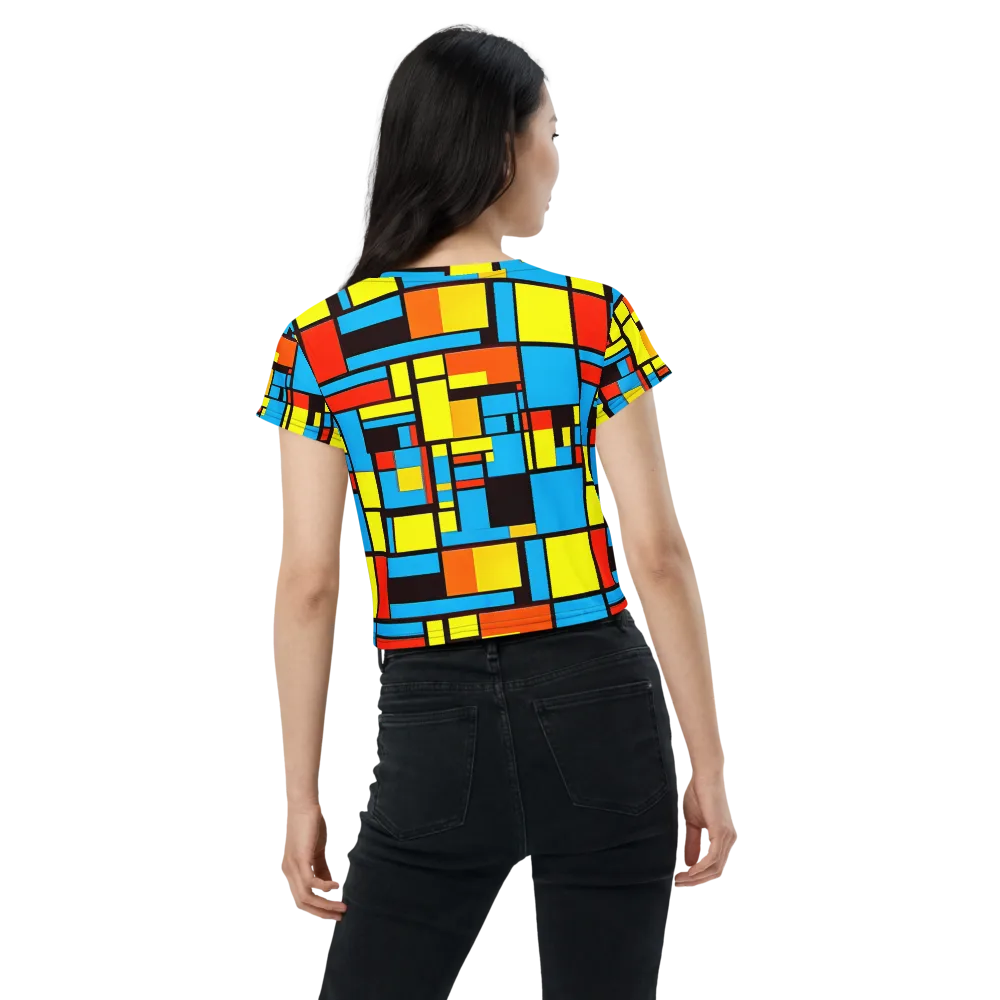 Block Party on Crop Tee — Back