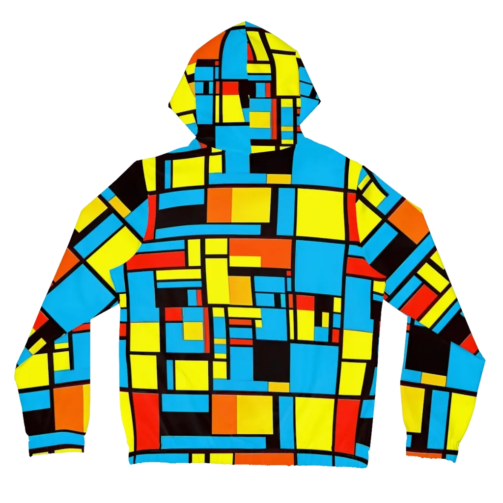 Block Party on Women's Full-Zip Hoodie — Back
