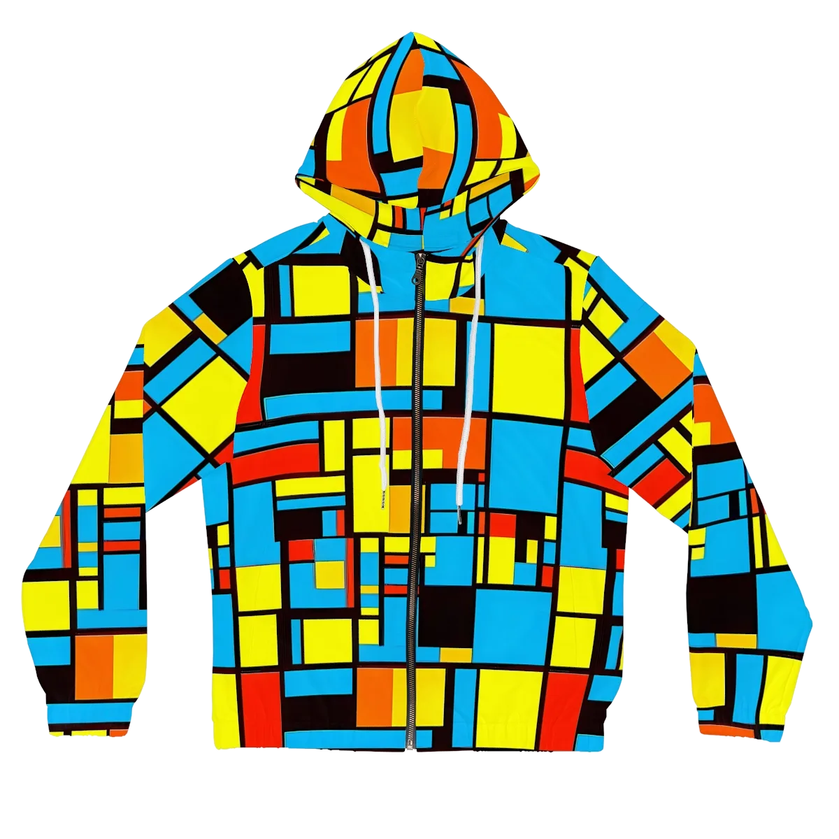 Block Party on Women's Full-Zip Hoodie — Front