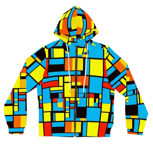 Block Party on a Women's Full-Zip Hoodie