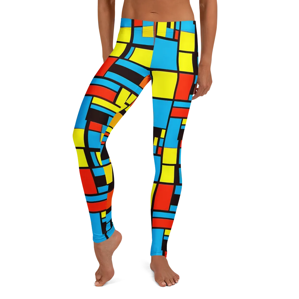 Block Party on Leggings — Front