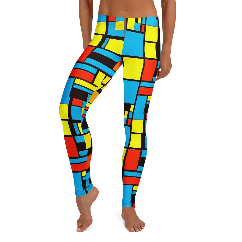 Block Party on Leggings — Front