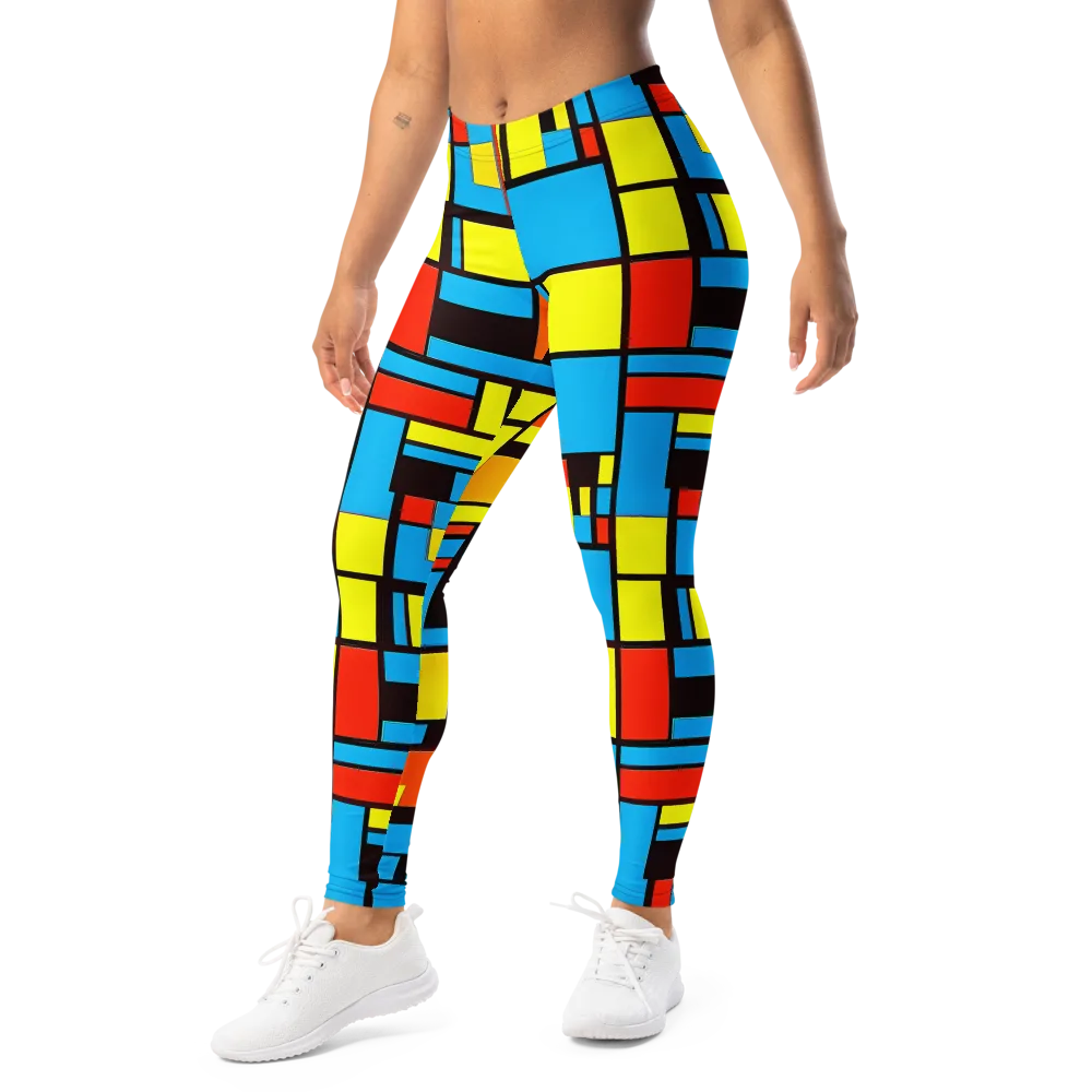 Block Party on Leggings — Left Front
