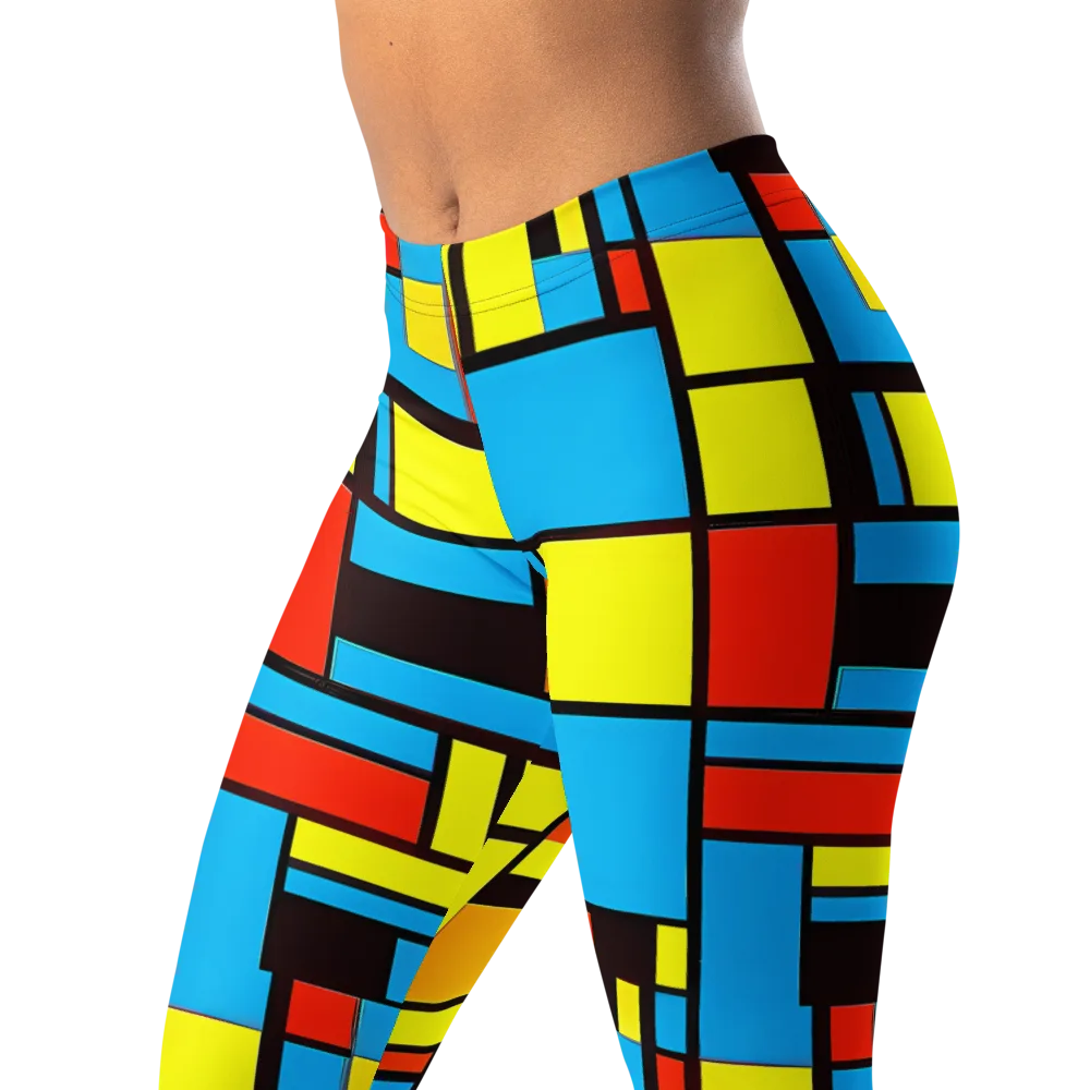 Block Party on Leggings — Left Front
