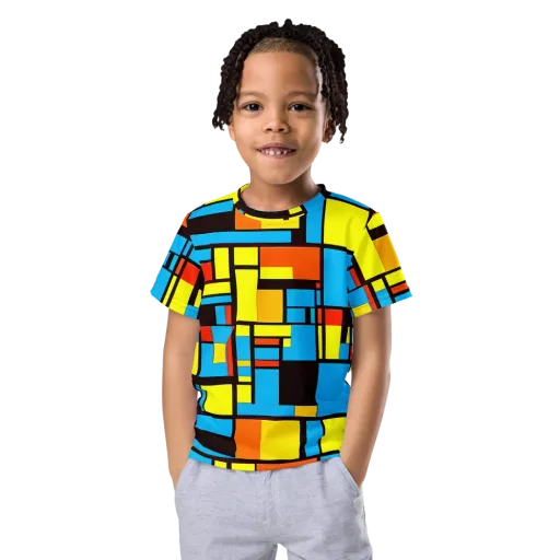 Block Party on a Kids Crew Neck T-Shirt