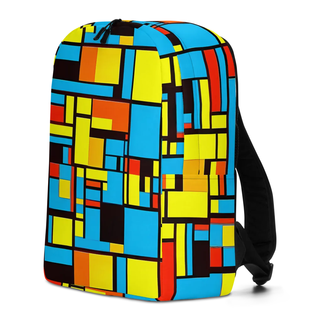 Block Party on Minimalist Backpack — Left