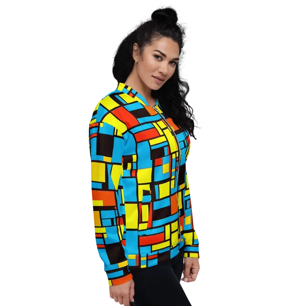 Block Party on Bomber Jacket — Right