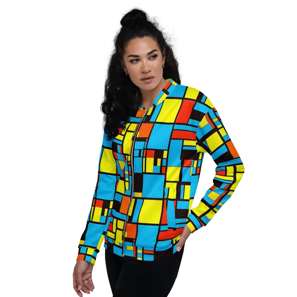 Block Party on Bomber Jacket — Left