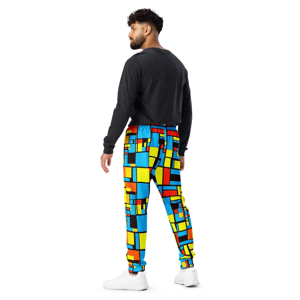 Block Party on Men's Joggers — Back