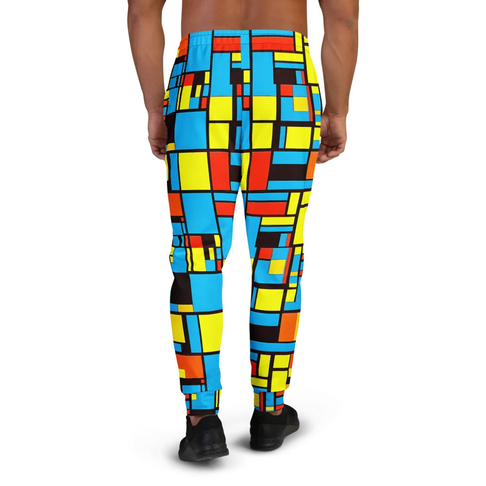 Block Party on Men's Joggers — Back